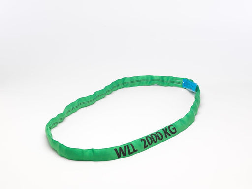 2.0t / 2000kg WLL Polyester Green Roundslings - Made in the UK - from Winchshop