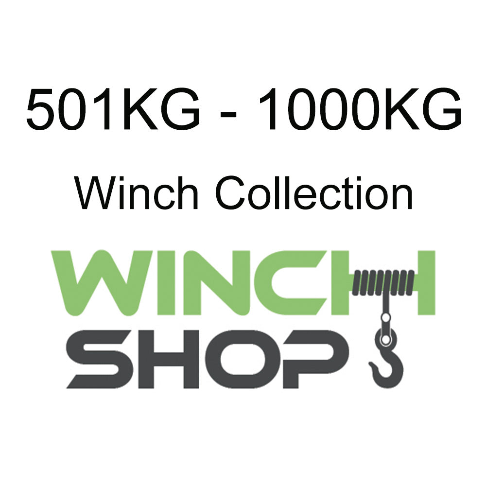501kg to 1000kg  Winches