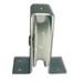 WEBI White Polyamide (Nylon) Pulley with Galvanised Bracket ETT-156P - side view