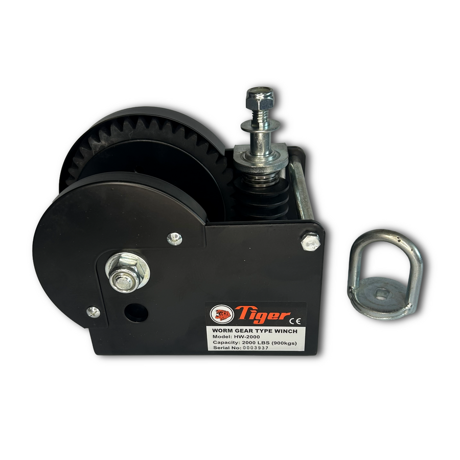Tiger HW-2000 Single drum hand winch  with loop drive