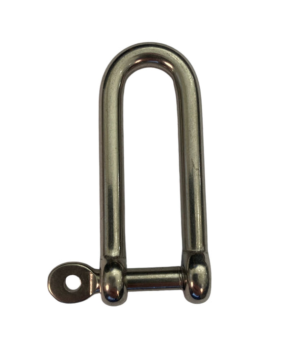 Stainless Steel AISI 316 Captive Pin Long Dee Shackle