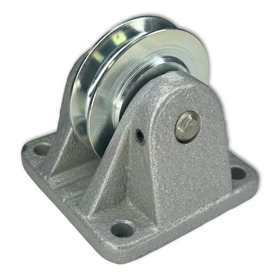Steel Wire Rope Pulley with Cast Iron Fixed Roller (Model No. 164)