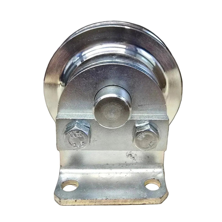 Zinc Plated Steel Sheaves with Fixed Bracket Rollers (Model No. 187)