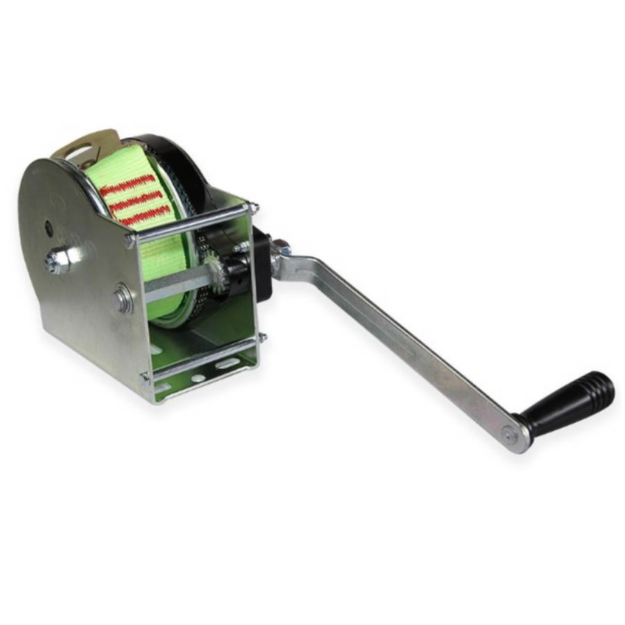 AFDS - Goliath Zinc Plated Webbing Winch