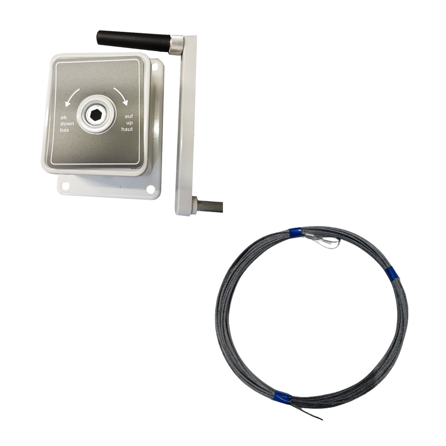 AG45 & AG100 - Aluminium Wall Mounted Hand Winch