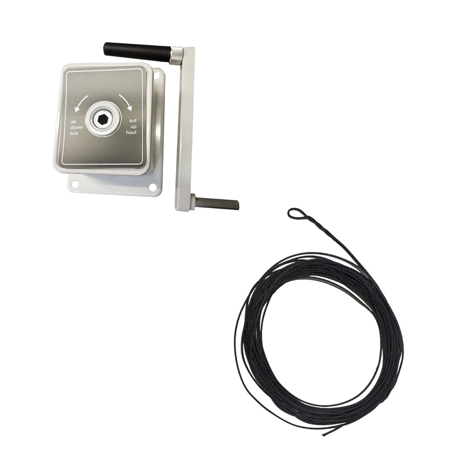 AG45 or AG100 Hand Winch Supplied with Dyneema Cable