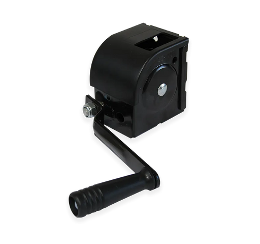 CS200 PF63301 Worm Gear Hand Winch  - Max 250kg - Side view with handle from Winchshop