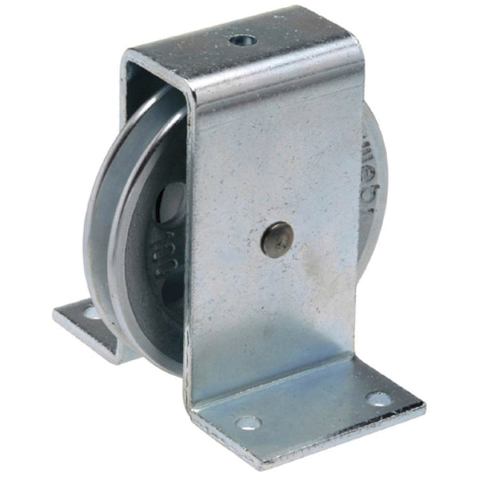 WEBI Pulley Type ETT-160 - Galvanised cast iron pulley with pressed steel bracket (ETTER)