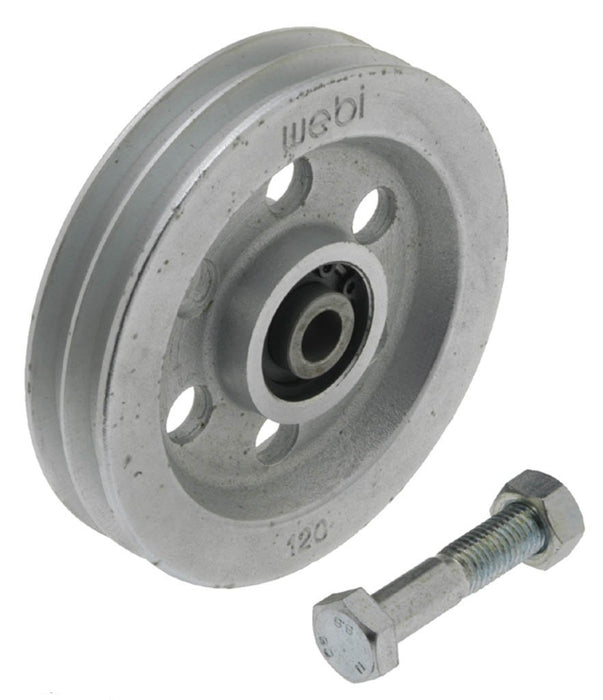 Galvanised Cast Iron Double Groove Pulley Type ETT-74D : 300-500kg from WinchShop