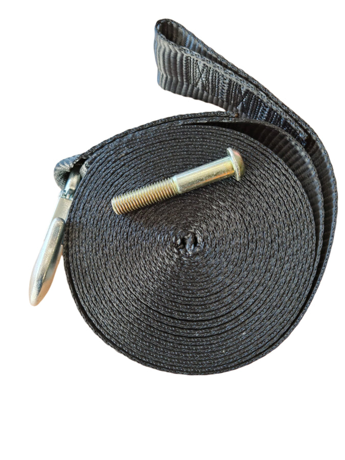 Tiger winch straps with safety hook (48mm, 54mm and 60mm)