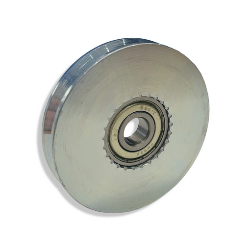 Zinc Plated Steel Sheaves with Groove Ball Bearings (Model No. 1210)