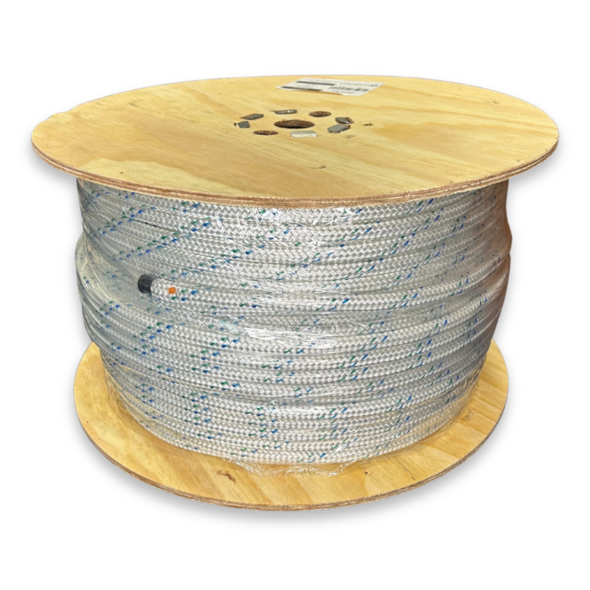 10mm Pulling Rope - 3,250 kgs Polyester Double Braid White — Winchshop