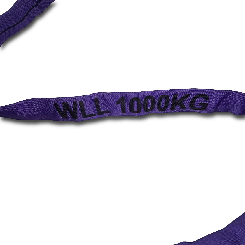 1.0t / 1000kg WLL Polyester Violet Roundslings - Made in the UK
