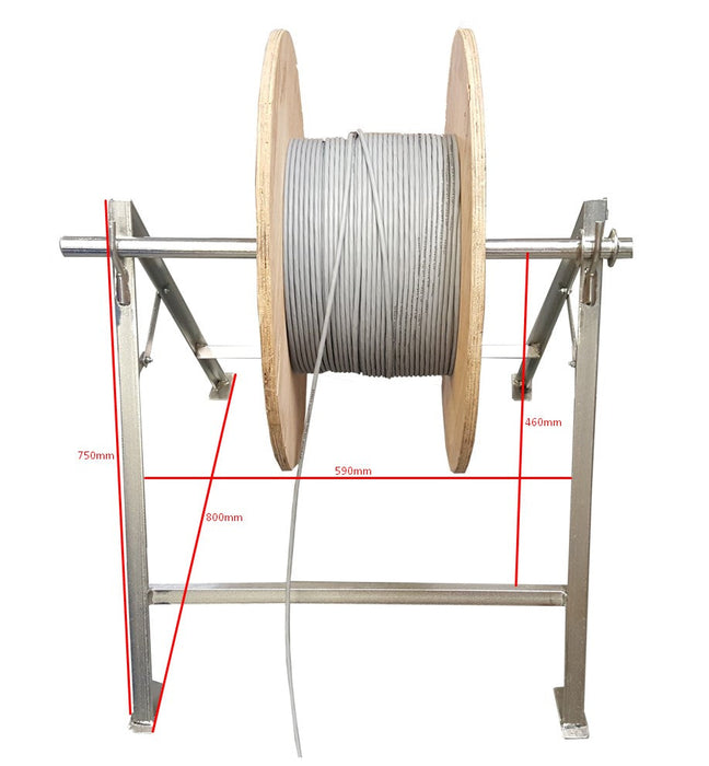 Cable Wire Rope Stand Universal Cable Drum Stand — Winchshop