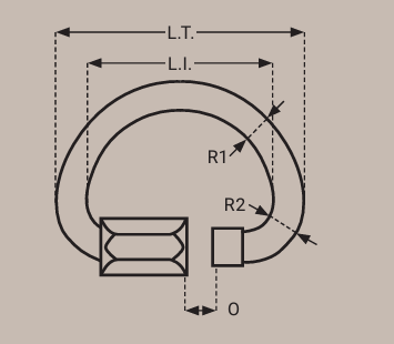 PPESCZ10- Abtech - Semi Circular Maillon Connector
