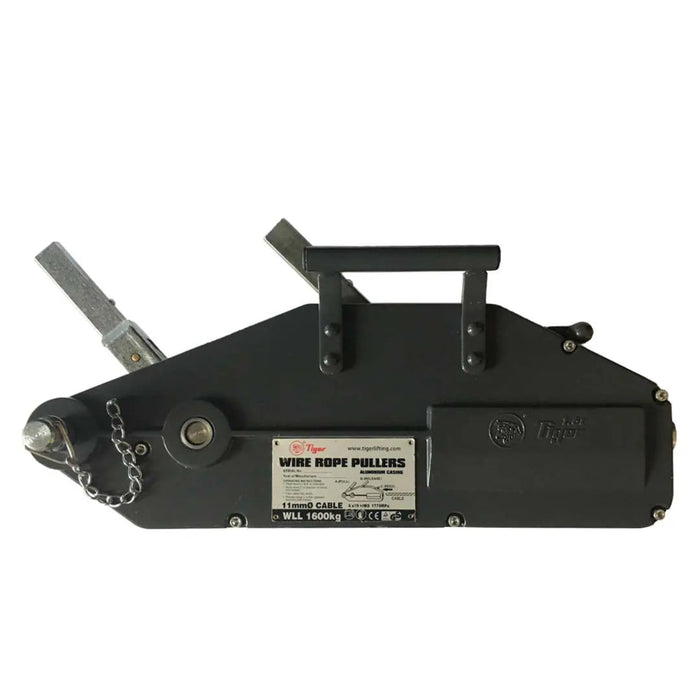 Tiger 1600kg Black Wire Rope Puller TRPA