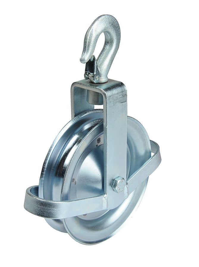 WEBI Pulley Type ETT-201 - Construction Site Pulley with Rotating Steel Hook from Winchshop