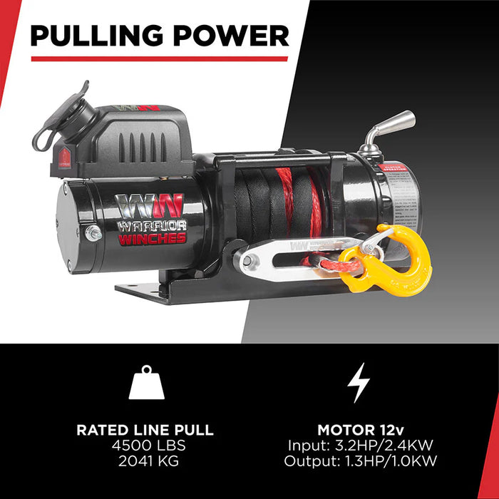 Lonsge Portable Drill Winch, Rotate The Hook 360 Degrees, Red Handheld