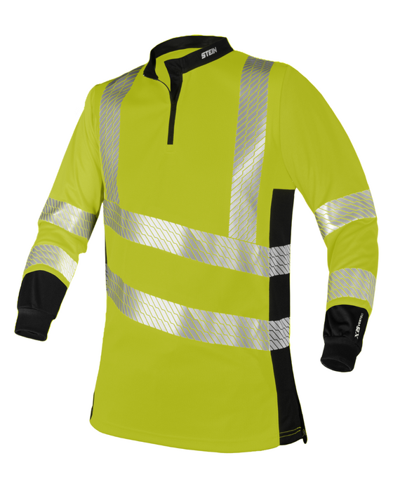 STEIN X25 VENTOUT Hi Viz T Shirt Long Sleeve Yellow Assorted Siz Winchshop