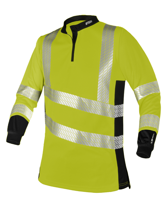 STEIN - X25 VENTOUT Hi-Viz  T-Shirt Long Sleeve - Yellow - Assorted Sizes