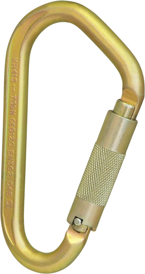 ISC Large Iron Wizard Supersafe (3-way) Karabiner - MBS 70kN - Zinc Plated