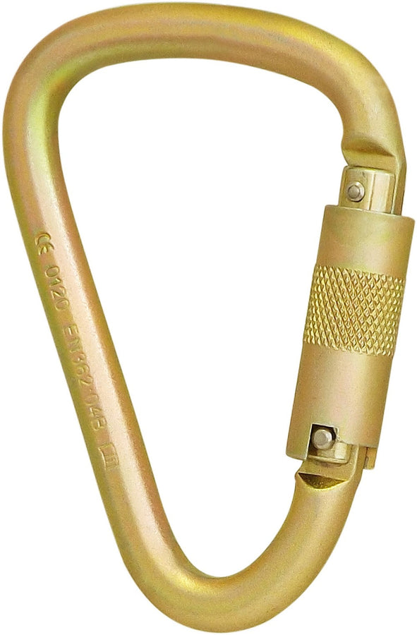 SG  Klettersteig Keylock Screwgate Steel Karabiner (SKU 298-24-18)