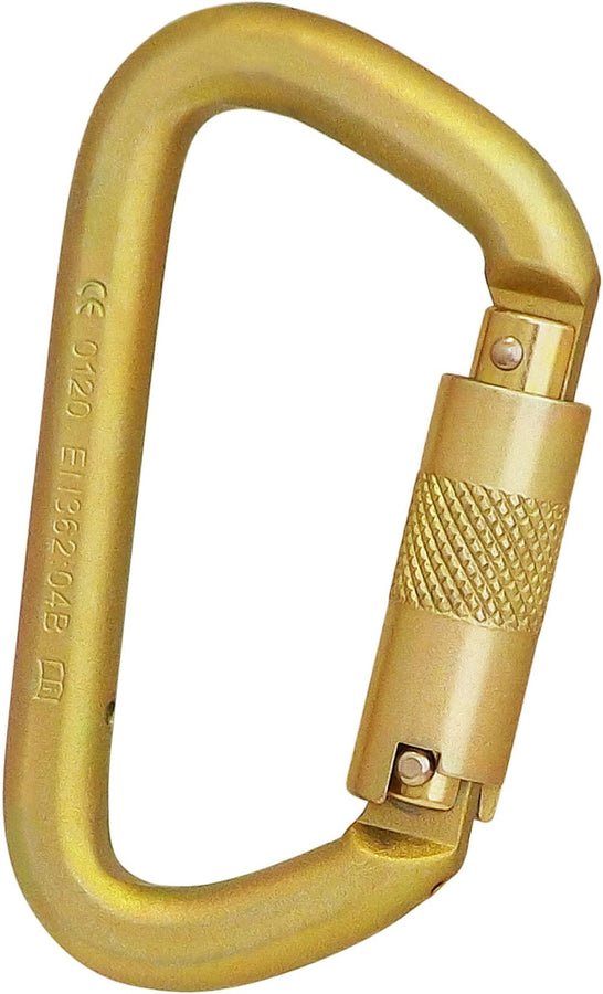 ISC Offset D Keylock Screwgate Karabiner - MBS 50kN
