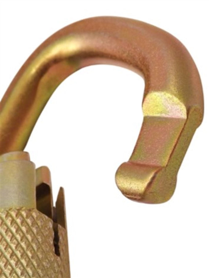 ISC Offset Oval Keylock Screwgate Steel Karabiner - MBS 40kN