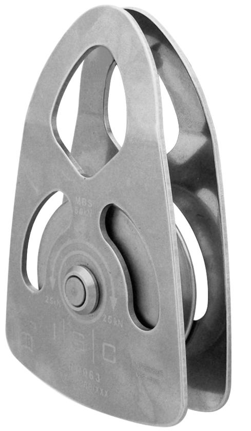 ISC Medium Single Prussik Pulley - Stainless Steel - 50kN - Max Rope Diameter 13mm