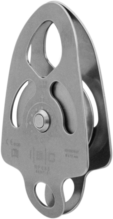 ISC Medium Single Prussik Pulley with Load Becket - Stainless Steel - 50kN - Max Rope Diameter 13mm
