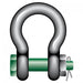 Green Pin Safety Bow Shackles with Safety Nut & Bolt