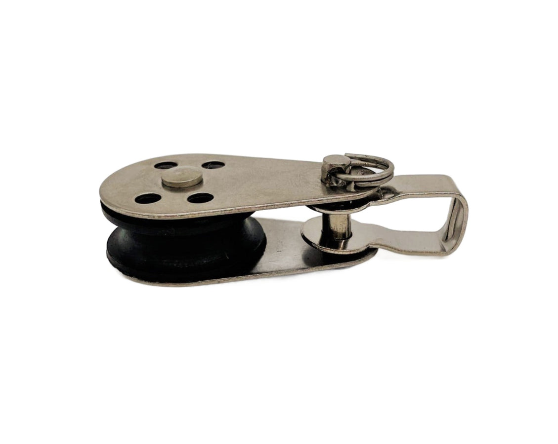 Pulley with Removable Pin & Bracket (Bracket Stainless, Wheel Polymide) Ref: 166-12-5 from Winchshop