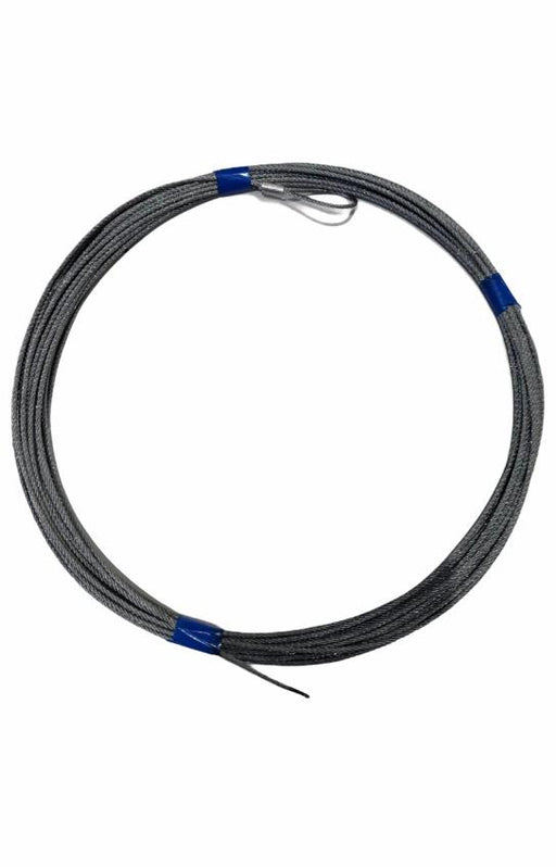 Wire Rope For Rd 20 Galvanised wire rope supplied with 20mm loop — Winchshop