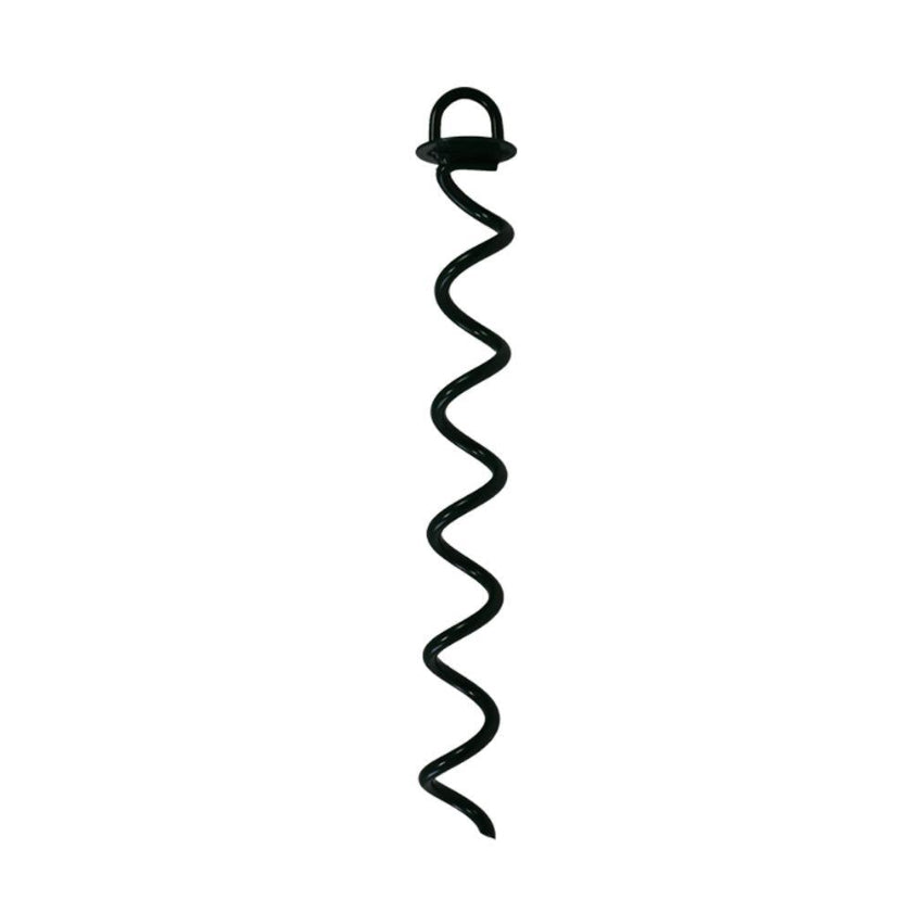 400mm Green Powder coated Ground anchor by RiggFix 325kg Holding Power