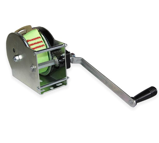 AFDS - Goliath Zinc Plated Webbing Winch complete with webbing strap & hook