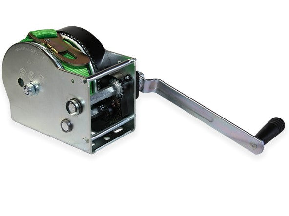 AFDS - Goliath Zinc Plated Webbing Winch complete with webbing strap & hook