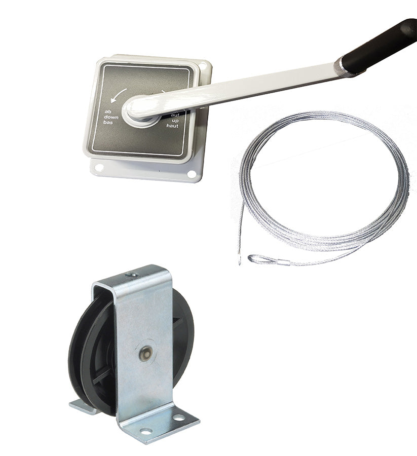 AG45 45kg Hand Winch Kits for Clothes/Washing lines, Fitness Equip