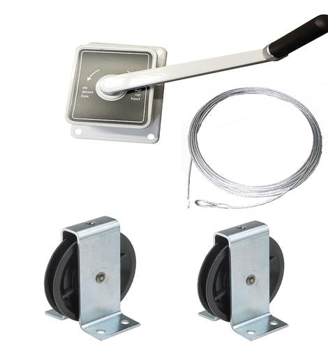 AG45 - 45kg Hand Winch Kits for -  Clothes/Washing lines, Fitness Equipment, Chandeliers - plus many others