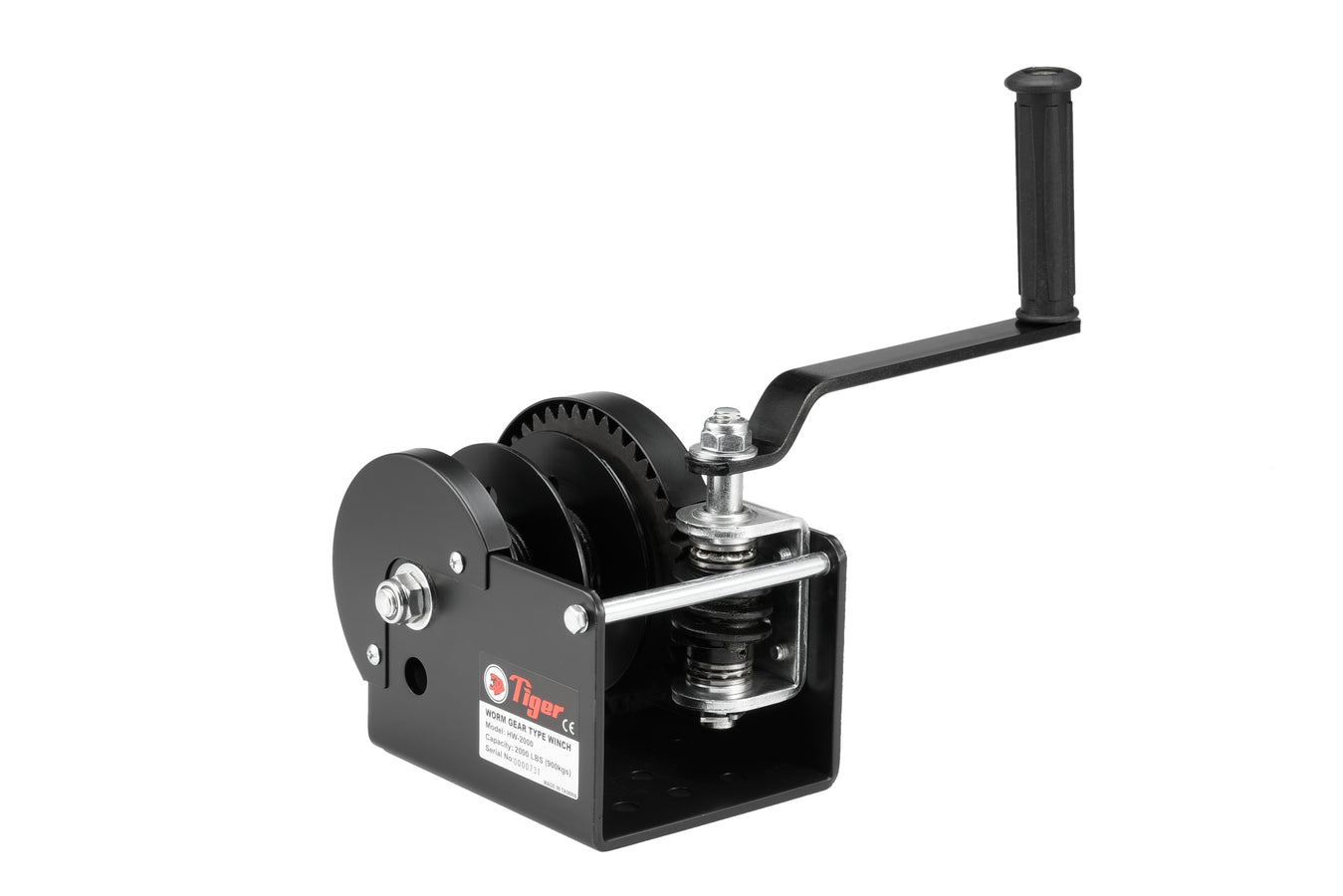 Black Tiger HW-2000 Twin drum hand winch with Handle