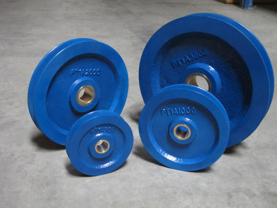 Pulley Type 1A (PT1A) - Cast Iron Pulley with Bronze Bush for Wire or Fibre Rope