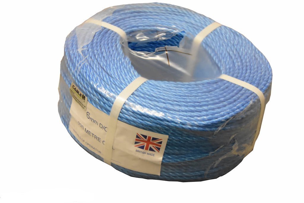 Duct Draw Rope Duct Draw Rope - 6mm Blue Polypropylene — Winchshop