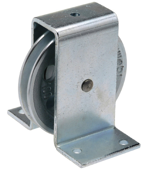 WEBI Pulley Type ETT-160 - Galvanised cast iron pulley with pressed steel bracket 