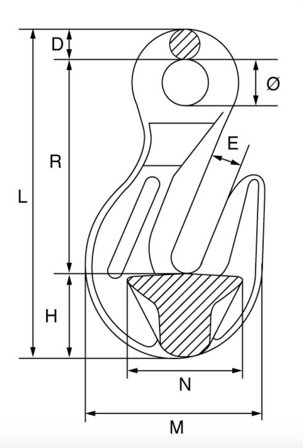 GT Cobra Grade 80 Eye Grab Hook