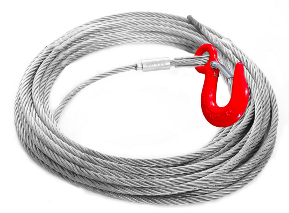 Wix Rope 20mm Diameter 6x19 WSC Wire Rope to suit GT Viper Winch 5,400kg Capaci ...
