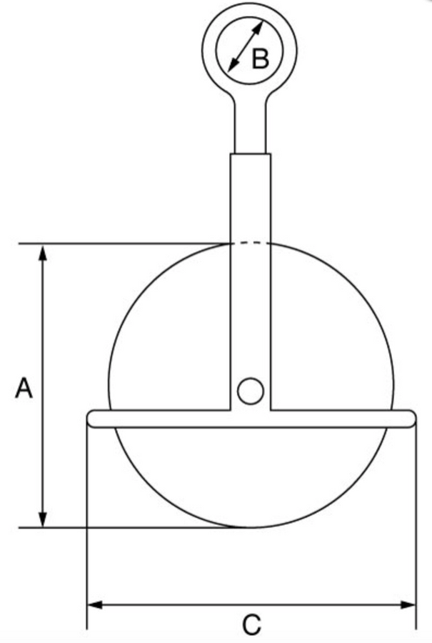 Gin Pulley Block (Painted) - WLL 250kgs.