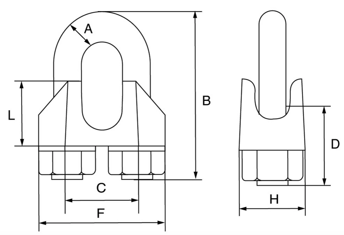 Commercial Steel Wire Rope Grip