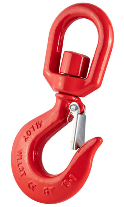 GT Alloy Steel Large Swivel Hook with Safety Catch