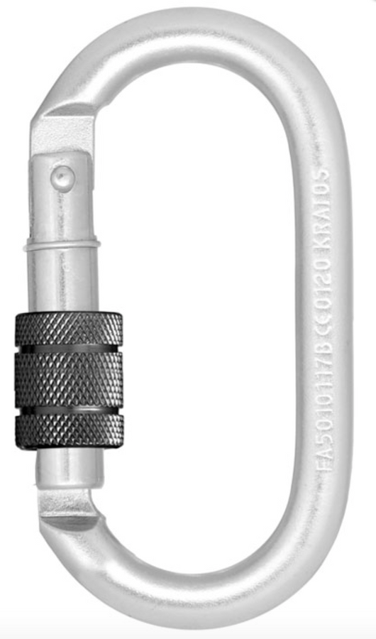 Allow Steel Screw Locking Keylock Karabiner