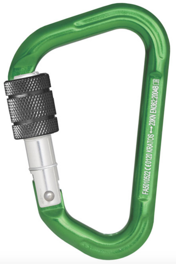 Aluminium Keylock Screw Locking Karabiner