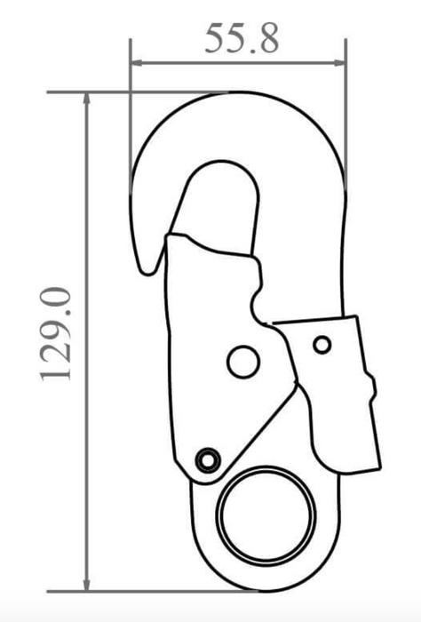 Alloy Steel Double Action Locking Snap Hook
